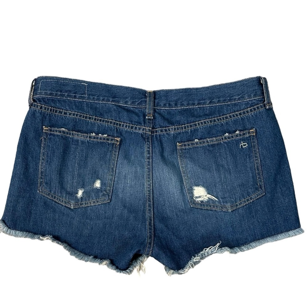 Revolve Rag & Bone The Cut-Off Jean Shorts in Freeport Size 29 Distressed Retro - Picture 6 of 15